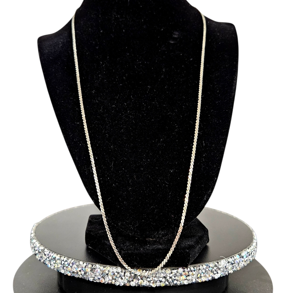 24" Sterling Silver chain necklace NEW Italy S Serpentine snake 24 inch 6.3g